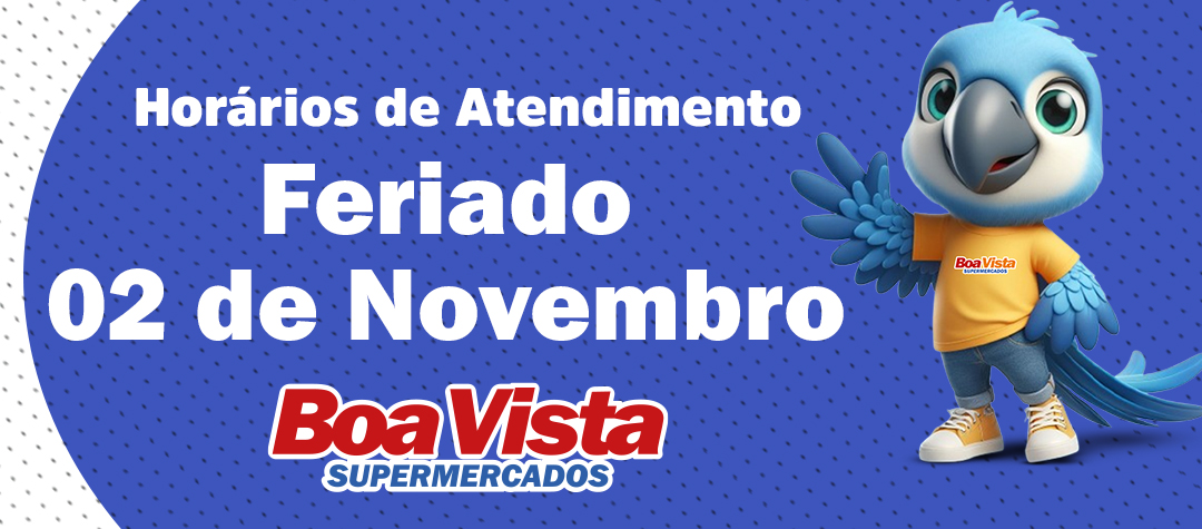 Horários de Atendimento - 02 de Novembro