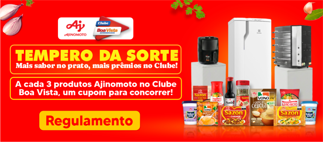 Regulamento Promoção Tempero da Sorte: Clube Boa Vista & Anjinomoto