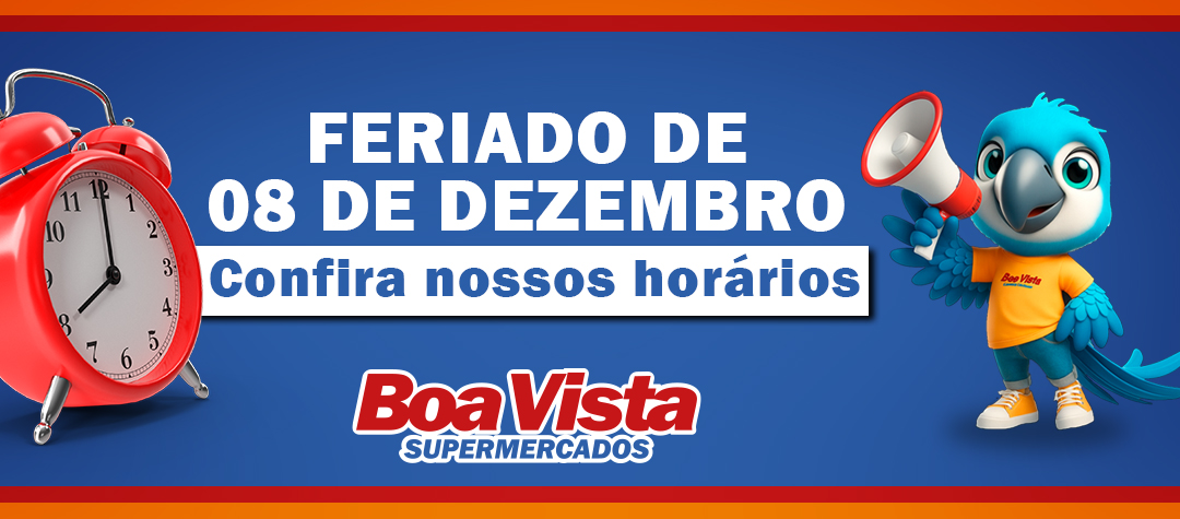 Horários de Atendimento - 08 de Dezembro